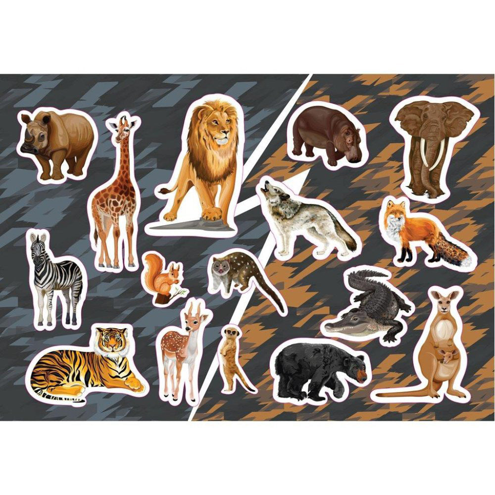 Must Team Μπλοκ Ζωγραφικής Hunter/Wild 23x33 Eκ Με Αυτοκόλλητα 2 Σχέδια - 1 Τμχ